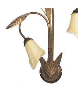 APPLIQUE 3 LUCE ONLI "ALGA" BRONZO E14